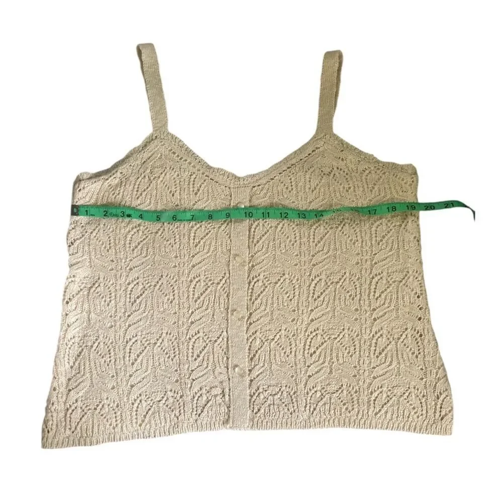 LC Lauren Conrad | Cream Sleeveless Fitted Camisole - Picture 4 of 8